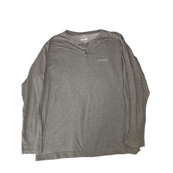 Men's Columbia Long Sleeve Henley  Omni Wick SZ XL - Picture 1 of 7